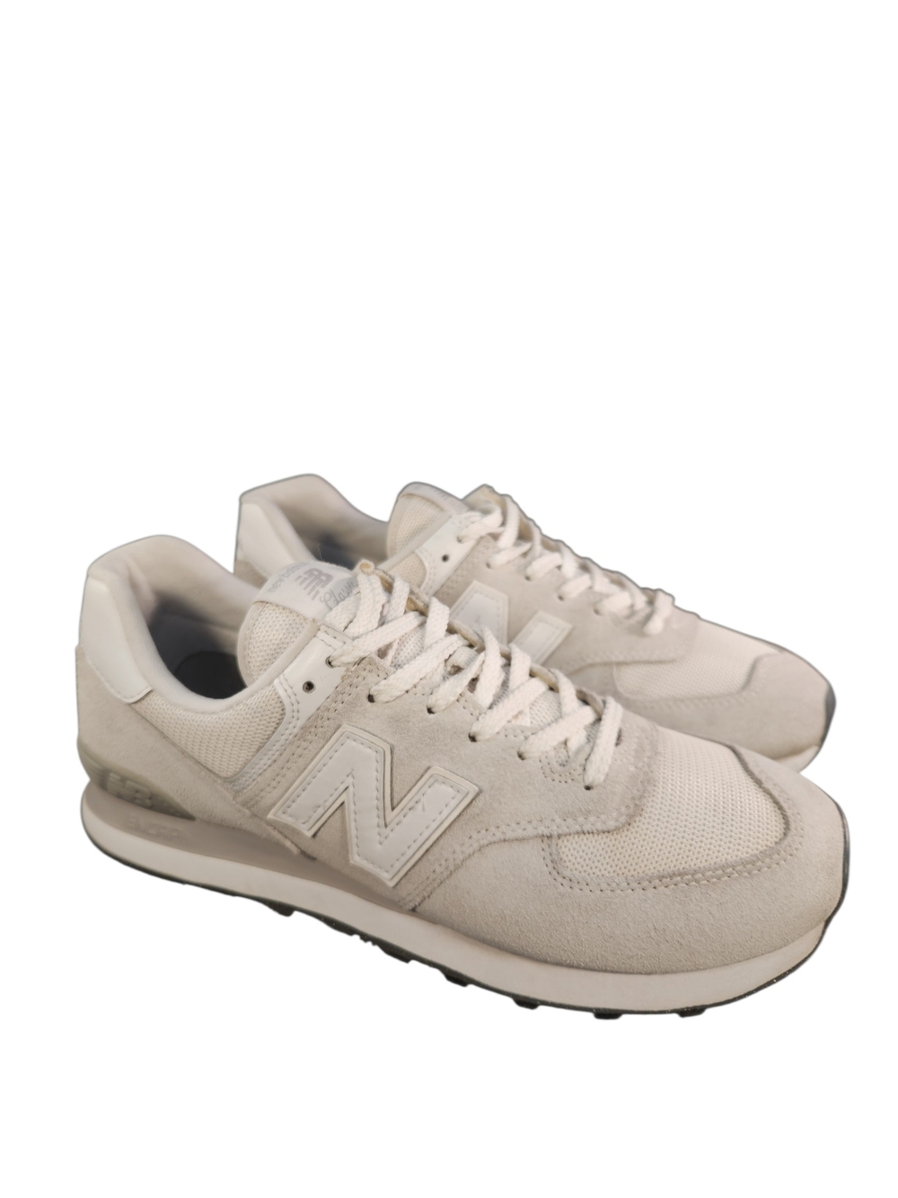 NEW BALANCE 574 CLASSIC ML574EVW GRAY SUEDE MEN SNEAKERS SHOES SZ 9 D / EUR 42.5